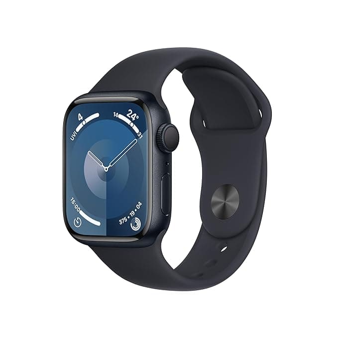 Apple Watch Series 9 [GPS 45mm] Smartwatch with Midnight Aluminum Case with Midnight