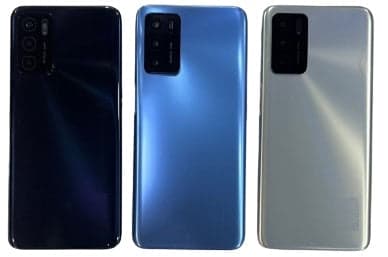 Back Panel Housing for Oppo A16 Silver