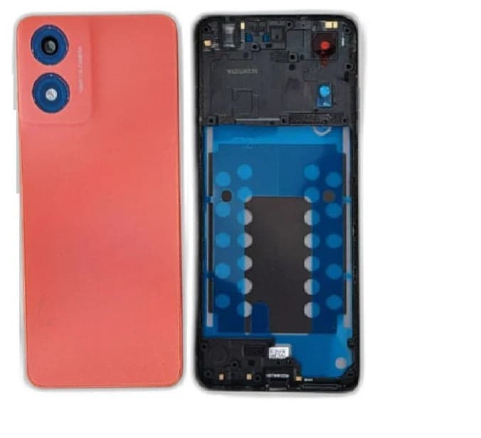 Back Panel Housing for Motorola Moto G04 Orange