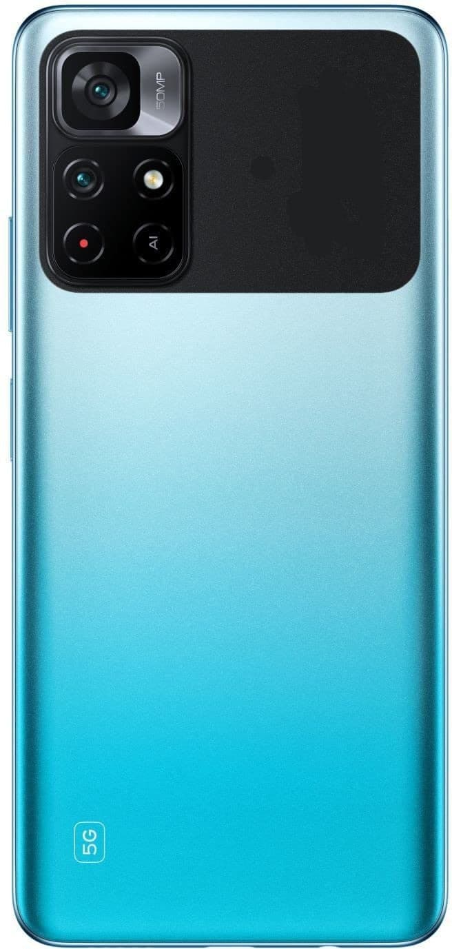 Battery Door Back Panel Housing for Poco M4 Pro (5G) Blue