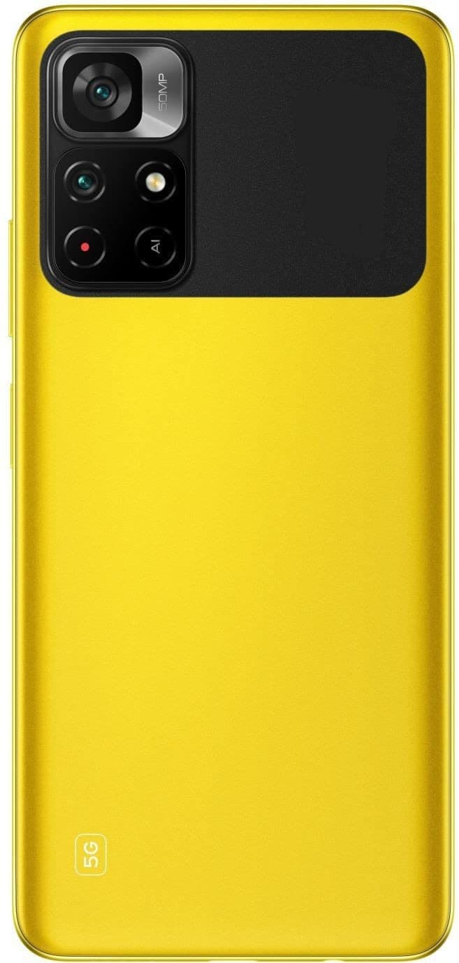 Battery Door Back Panel Housing for Poco M4 Pro (5G) Yellow
