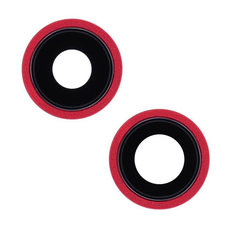 Camera Glass with Frame for Apple iPhone 13 Red