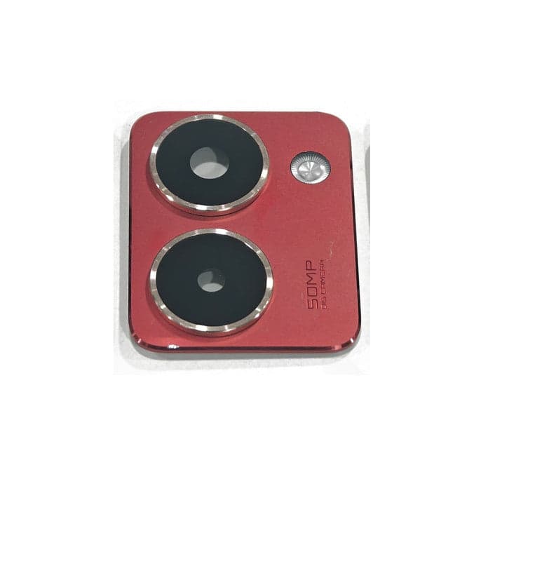 Camera Glass with Frame for Realme P3 Ultra Red