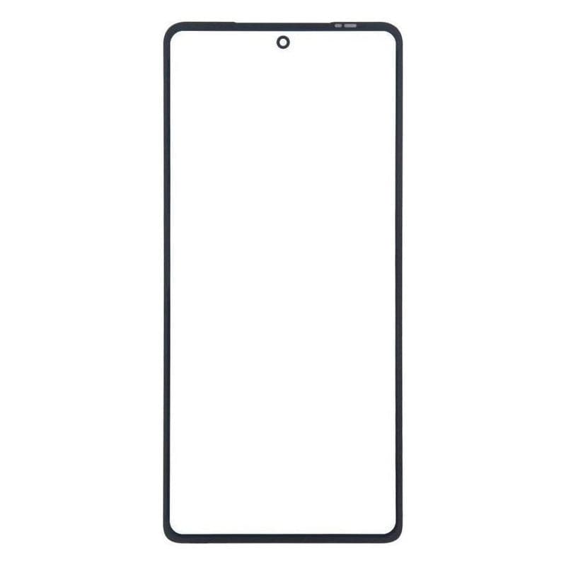 Touch Screen Front Glass for Motorola Moto G52 Black
