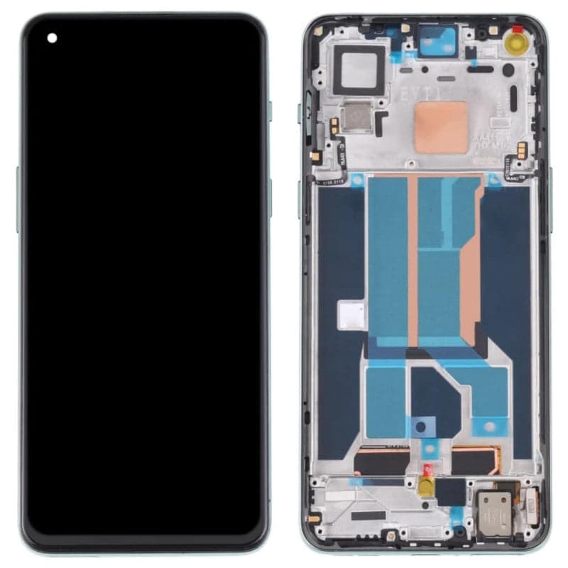 Lcd Display Combo Folder with Frame for OnePlus Nord 2 Black