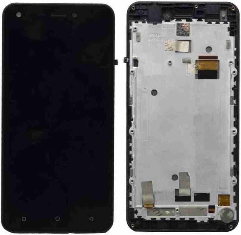 Lcd Display Folder Combo for KARBONN YUVA 2 Black