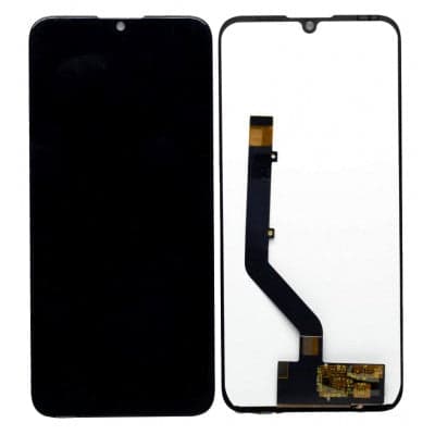 LCD Display Folder Combo for Lava Z66 Black