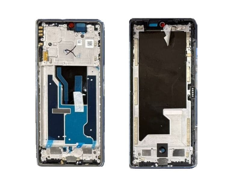 Lcd Frame Middle Chassis for Motorola Moto G96 Blue