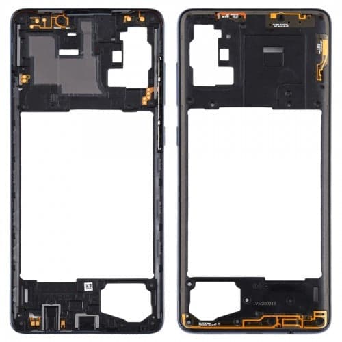 Middle Ring Outer Frame for Samsung Galaxy A71 Black