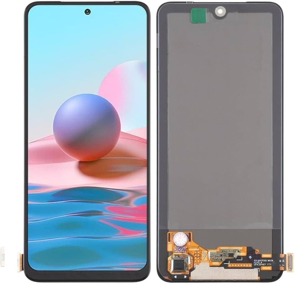 OLED Lcd Display Combo Folder for Xiaomi Redmi Note 10 Black