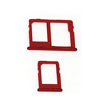 Sim Tray Slot Holder for Samsung Galaxy J4 Plus Red