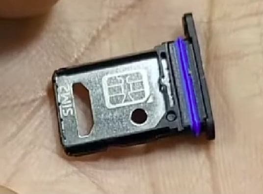 Sim Tray Slot Holder for Vivo V40 Black