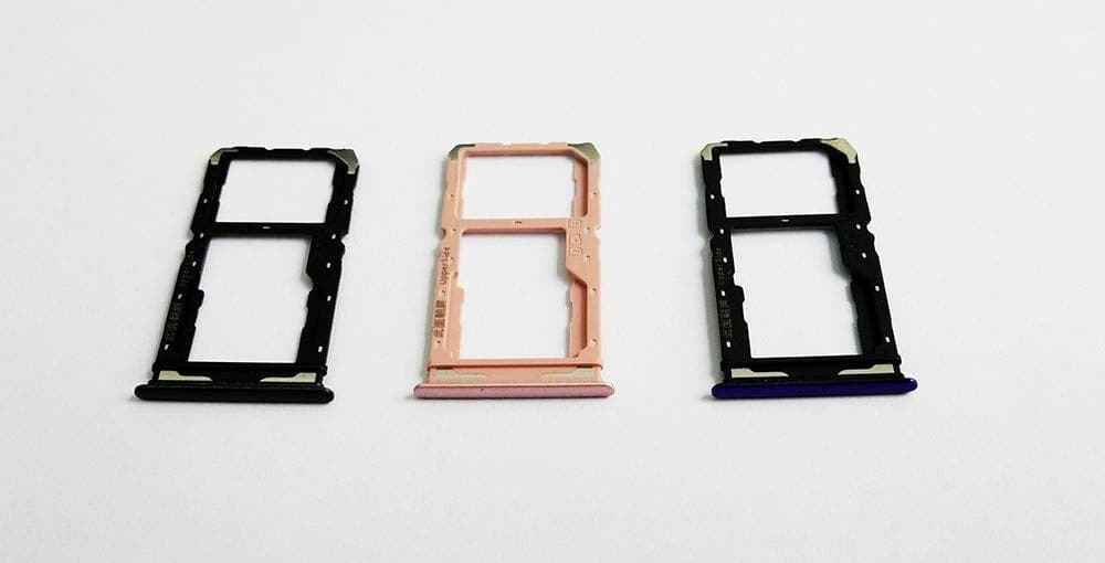 Sim Tray Slot Holder for Vivo Y9S Blue