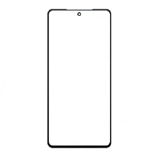 Touch Screen Front Glass for IQOO Z10 Lite Black