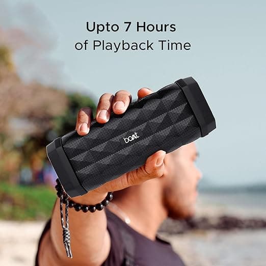 boAt Stone 650 10W Bluetooth Speaker with Upto 7 Hours Playback, IPX5 and Integrated Controls