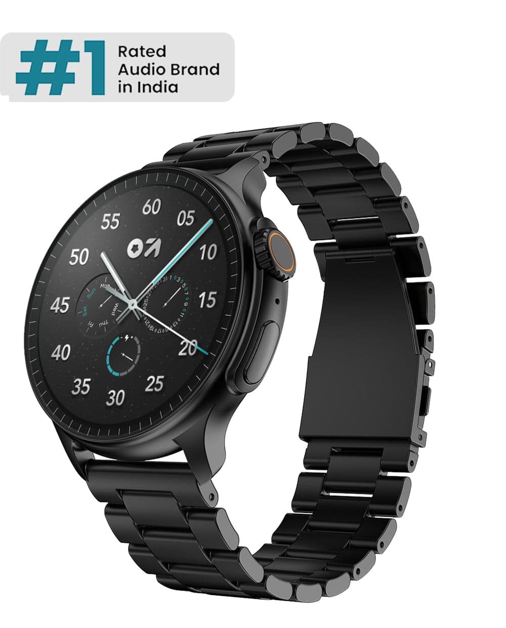 Boult Crown R Pro smartwatch with a 3.63 cm Super AMOLED display
