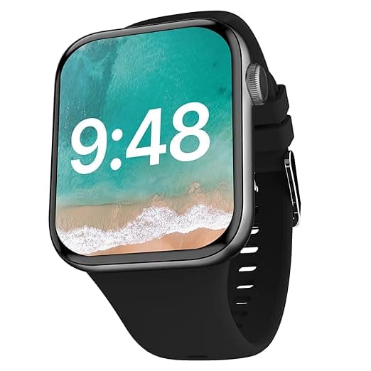 CrossBeats Ignite Hustl 2.01" HD Display, Dual Speaker, BT Calling, 500+ Watch Faces Smartwatch