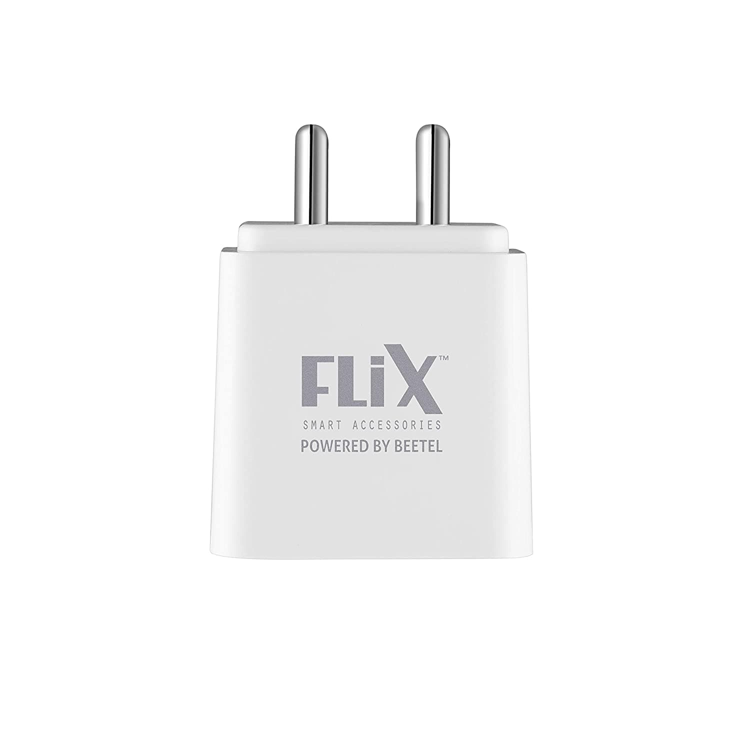 Flix (Beetel) Rise 2.4 12W Dual USB Made in India, Bis Certified, Fast Charging Power Adaptor Smart Charger with 1 Meter Cable Micro USB Cable for Cel Total