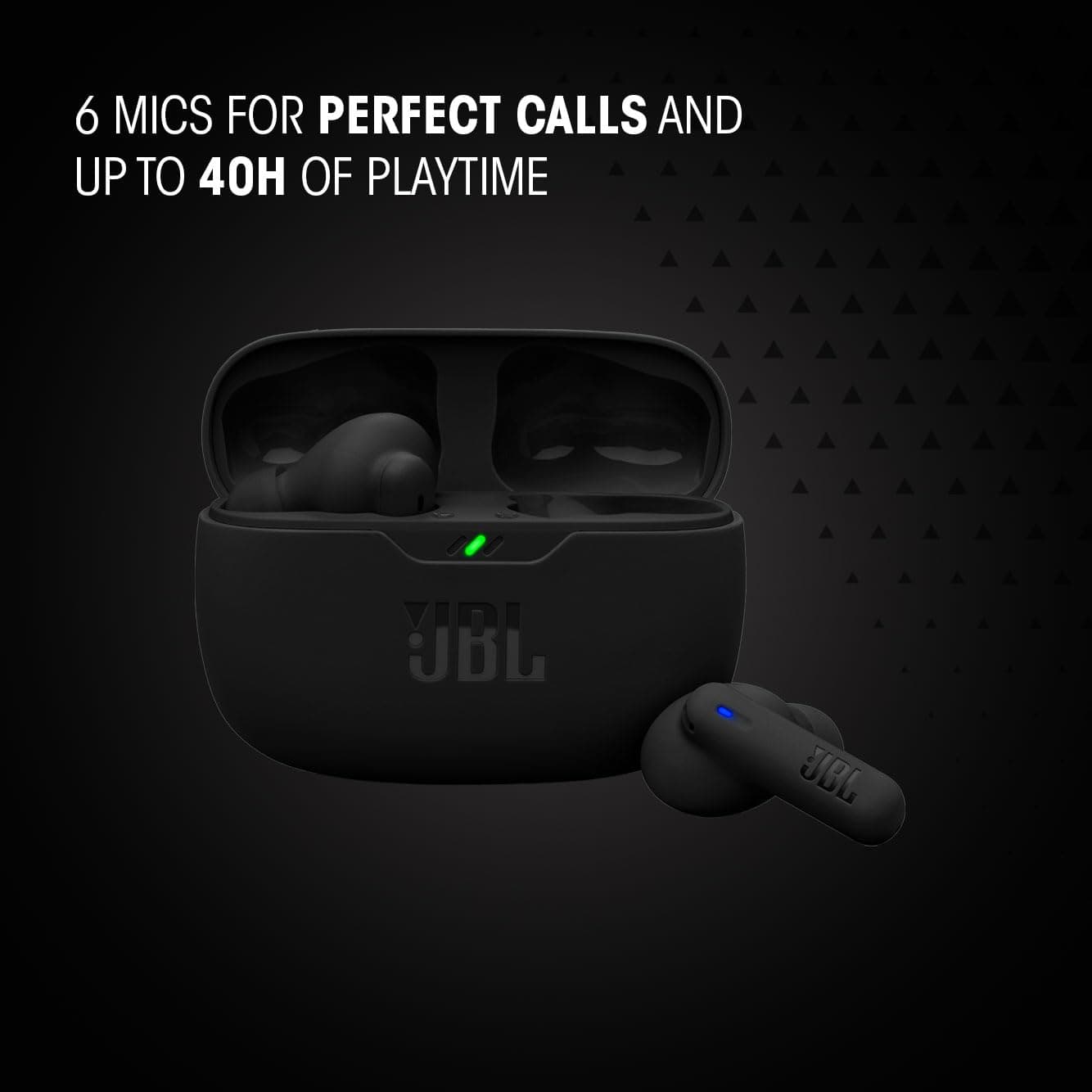 JBL Wave Beam 2 Ear Buds Wireless BluetoothV5.3, Active Noise Cancellation Earbuds