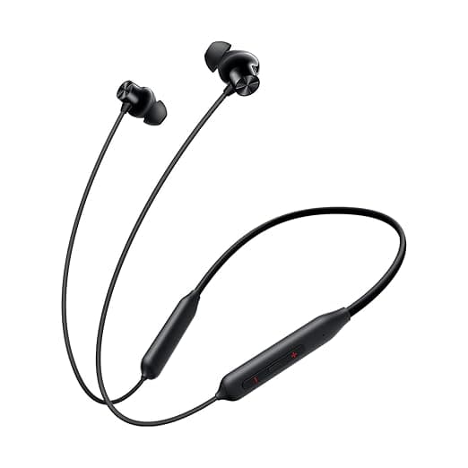 Oneplus Bullets Z2 Bluetooth Wireless in Ear Earphones with Mic, Bombastic Bass - 12.4 Mm Drivers, 10 Mins Charge - 20 Hrs Music, 30 Hrs Battery Life,