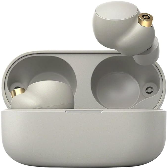 Sony WF-1000XM4 Industry Leading Active Noise Cancellation Multipoint Connection BT 5.2 TWS Truly Wireless in Ear Earbuds with Mic