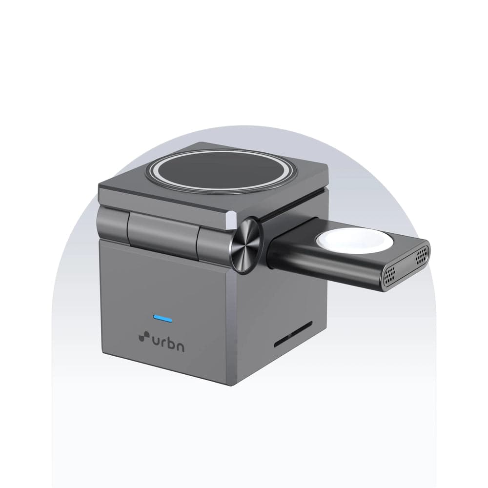 URBN 3-IN-1 Qube MagTag Stand Charger