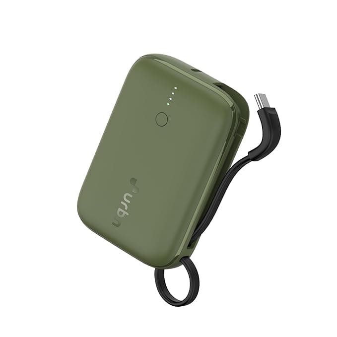 urbn Nano Link 10000 mAh 22.5W Fast Charging Power Bank (1 Type A and 2 Type C Ports, Power Delivery Compatible