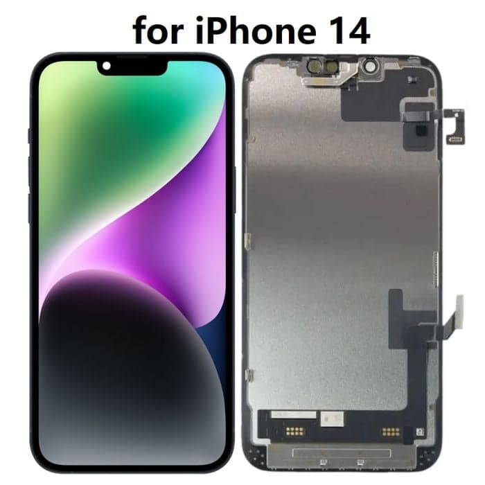 Lcd Display Combo Folder for Apple iPhone 14 Black