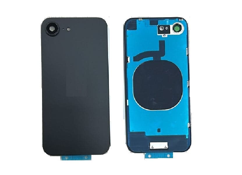 Back Panel with Camera Glass for Apple Iphone 16E Black