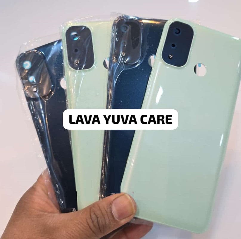 Back Panel for Lava YUVA Green
