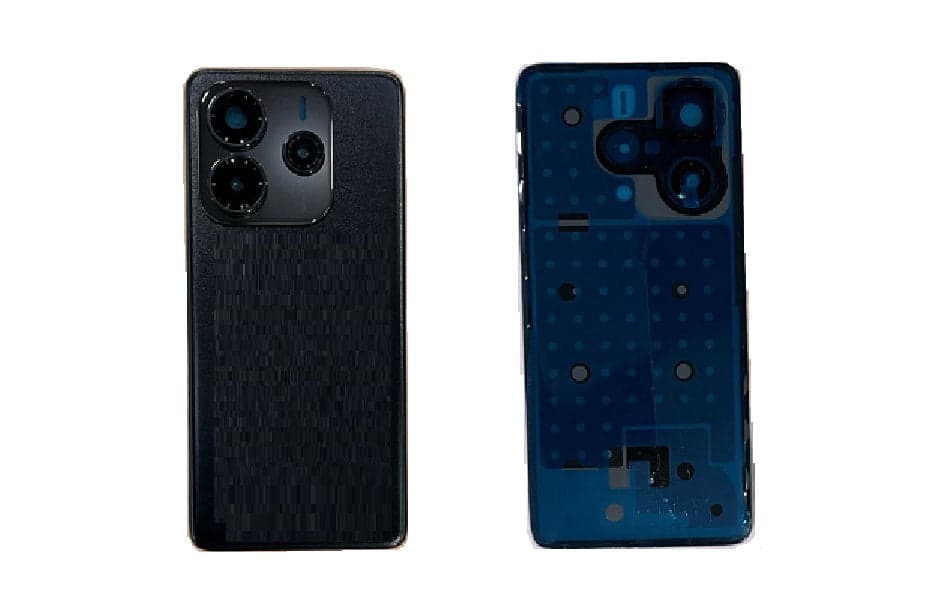 Back Panel with Camera Glass for Redmi Note 14 5G Black