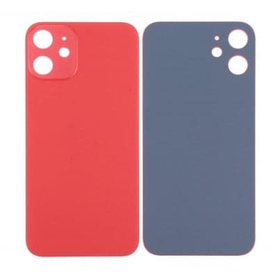 Back Panel Glass for Apple iPhone 12 Mini Red