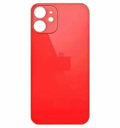 Back Panel Glass for Apple iPhone 12 Red