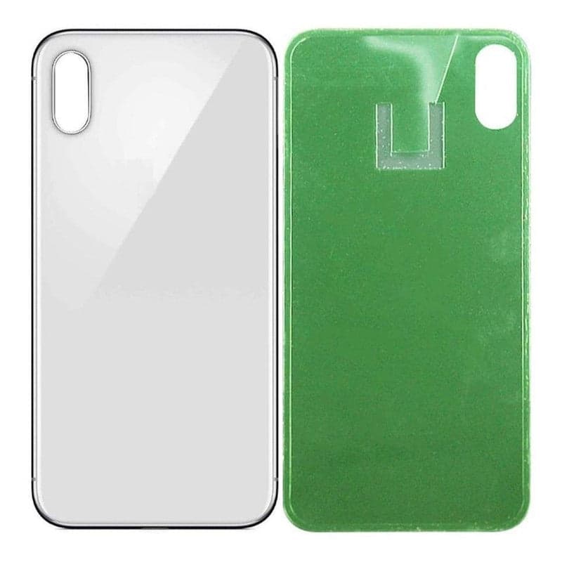 Back Panel Glass for Apple iPhone XS Silver