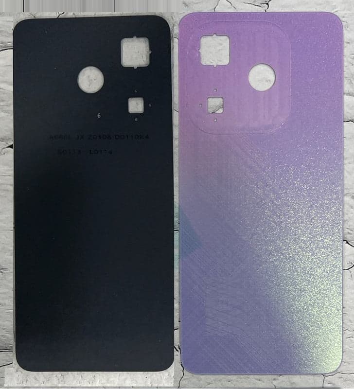 Back Panel Glass for itel P55 4G purple