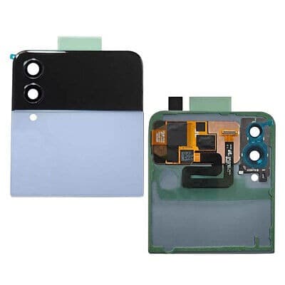 Back Panel Glass Upper Back Panel for Samsung Galaxy Z Flip 4 Blue