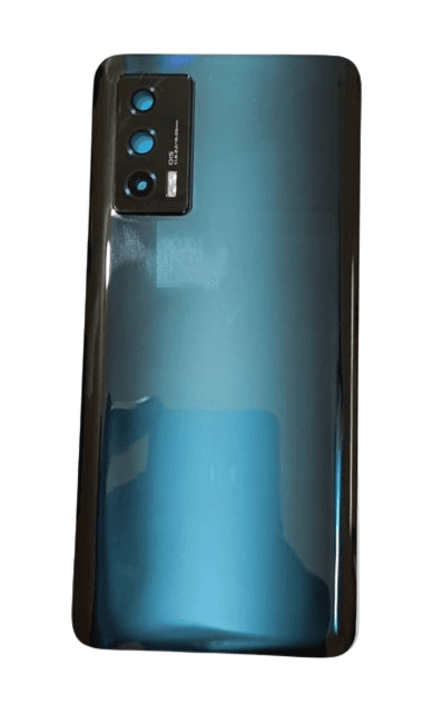 Back Panel Glass with Camera Lens for IQOO 7 Black