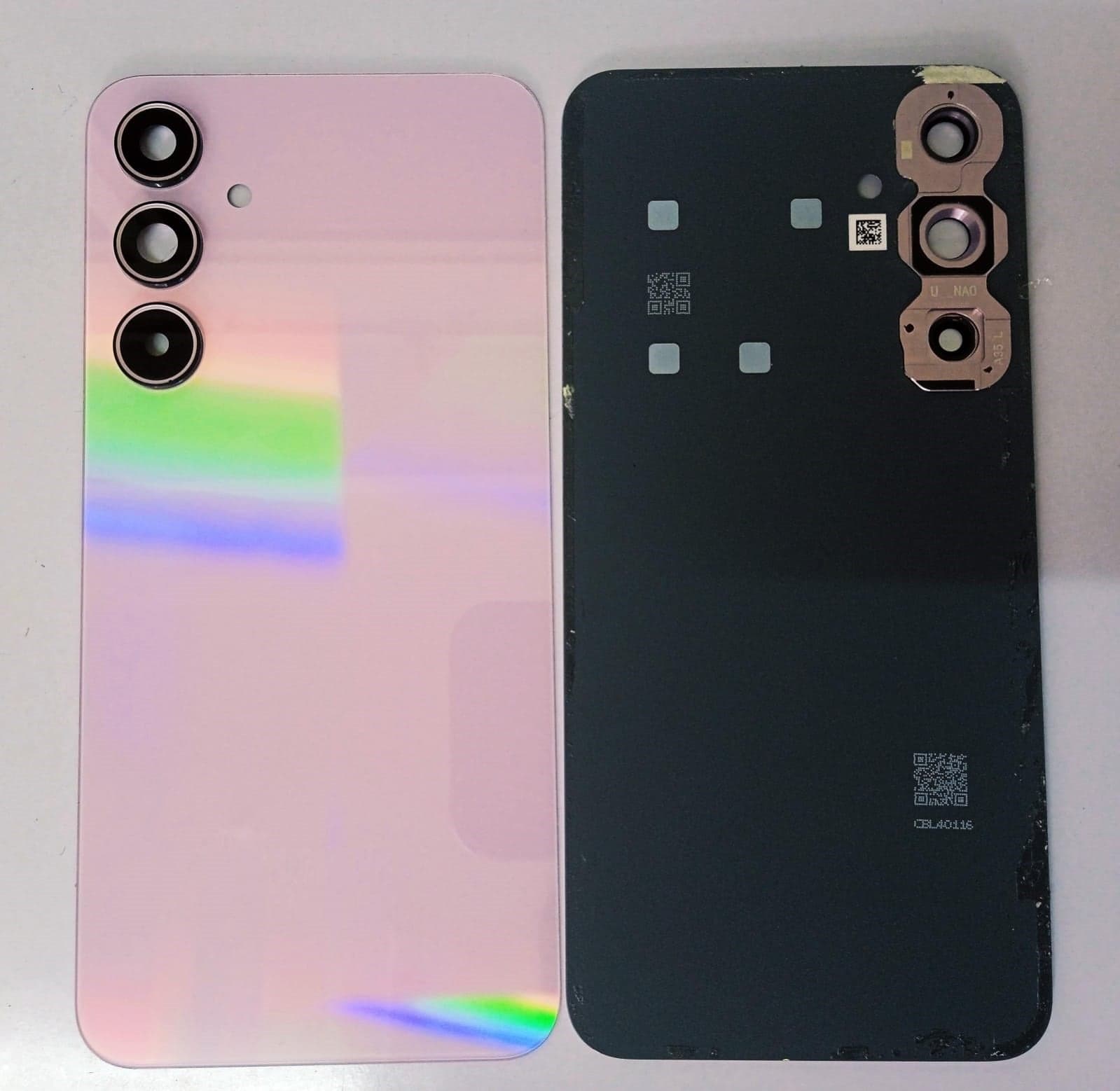 Back Panel Glass With Camera Lens for Samsung Galaxy A35 Pink