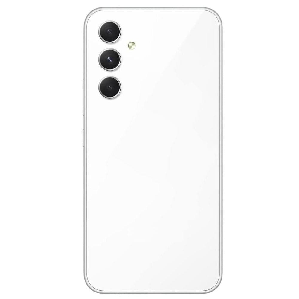 Back Panel Glass With Camera Lens for Samsung Galaxy A54 White