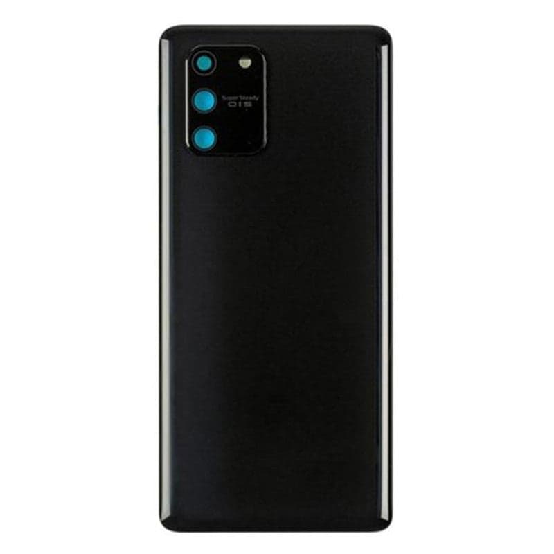 Back Panel Glass With Camera Lens for Samsung Galaxy S10 Lite Prism Black