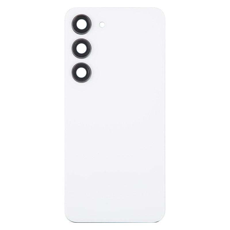 Back Panel Glass With Camera Lens for Samsung Galaxy S23 (5G) Cream White