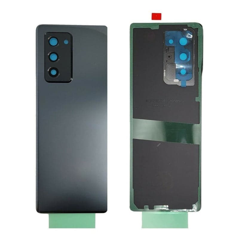 Back Panel Glass With Camera Lens for Samsung Galaxy Z Fold 2 Mystic Black
