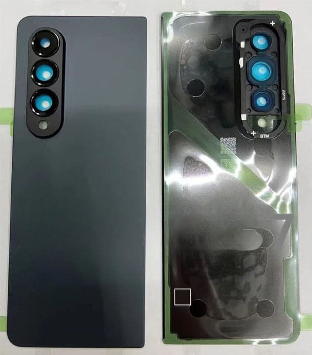 Back Panel Glass With Camera Lens for Samsung Galaxy Z Fold 4 (Green)