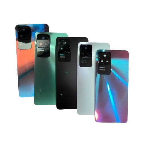 Back Panel Glass with Camera Lens for Xiaomi Poco F4 (5G) Moonlight Silver