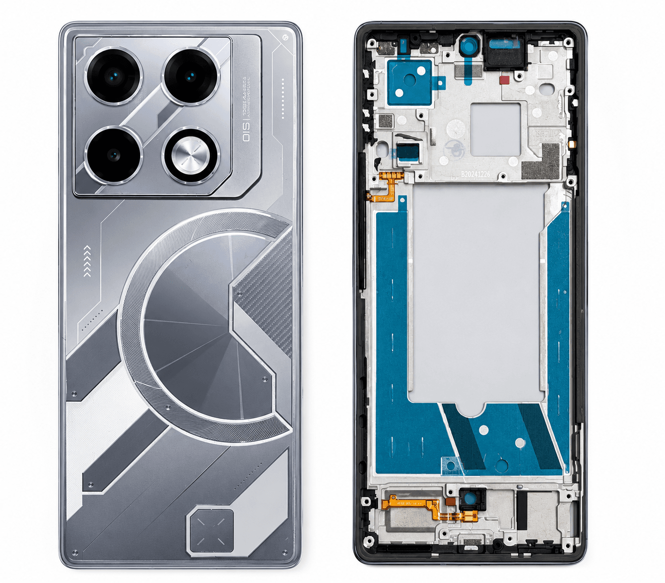 Back Panel Housing for Infinix GT 20 Pro X6871 Silver