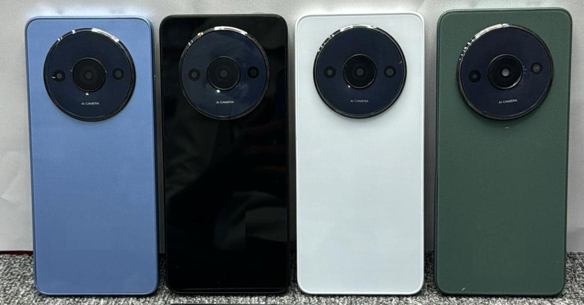 Back Panel housing for Mi A3 Green