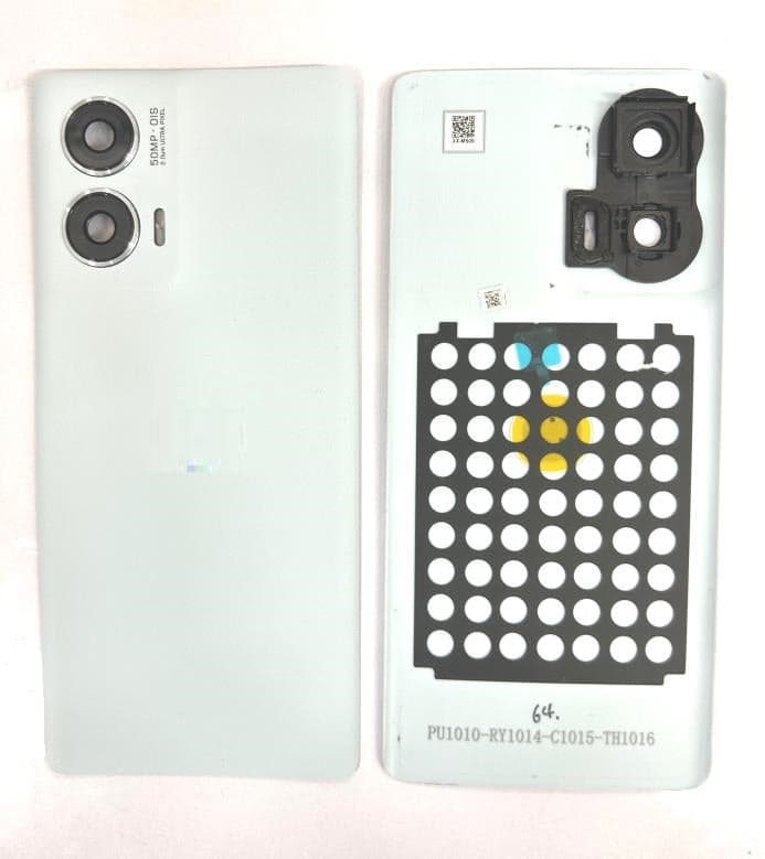 Back Panel with Camera Glass for Motorola Moto Edge 50 fusion Silver
