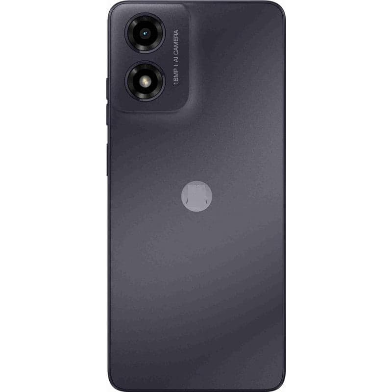 Back Panel housing for Moto G04 Black