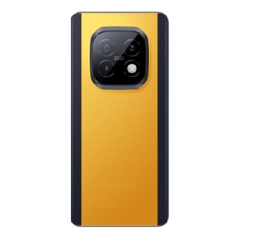 Back Panel with Camera Glass for Realme Narzo 70 Turbo Yellow