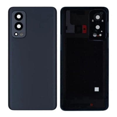 Back Panel with Camera Glass for OnePlus Nord 2 Black